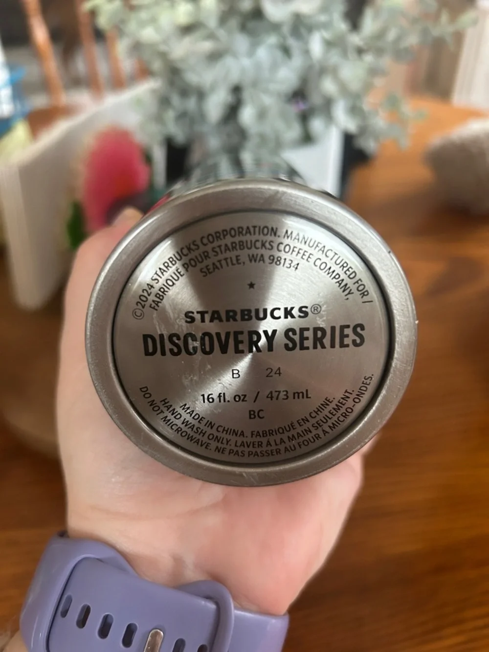 Starbucks Discovery Series Washington DC Stainless Travel Tumbler - NEW - 16oz